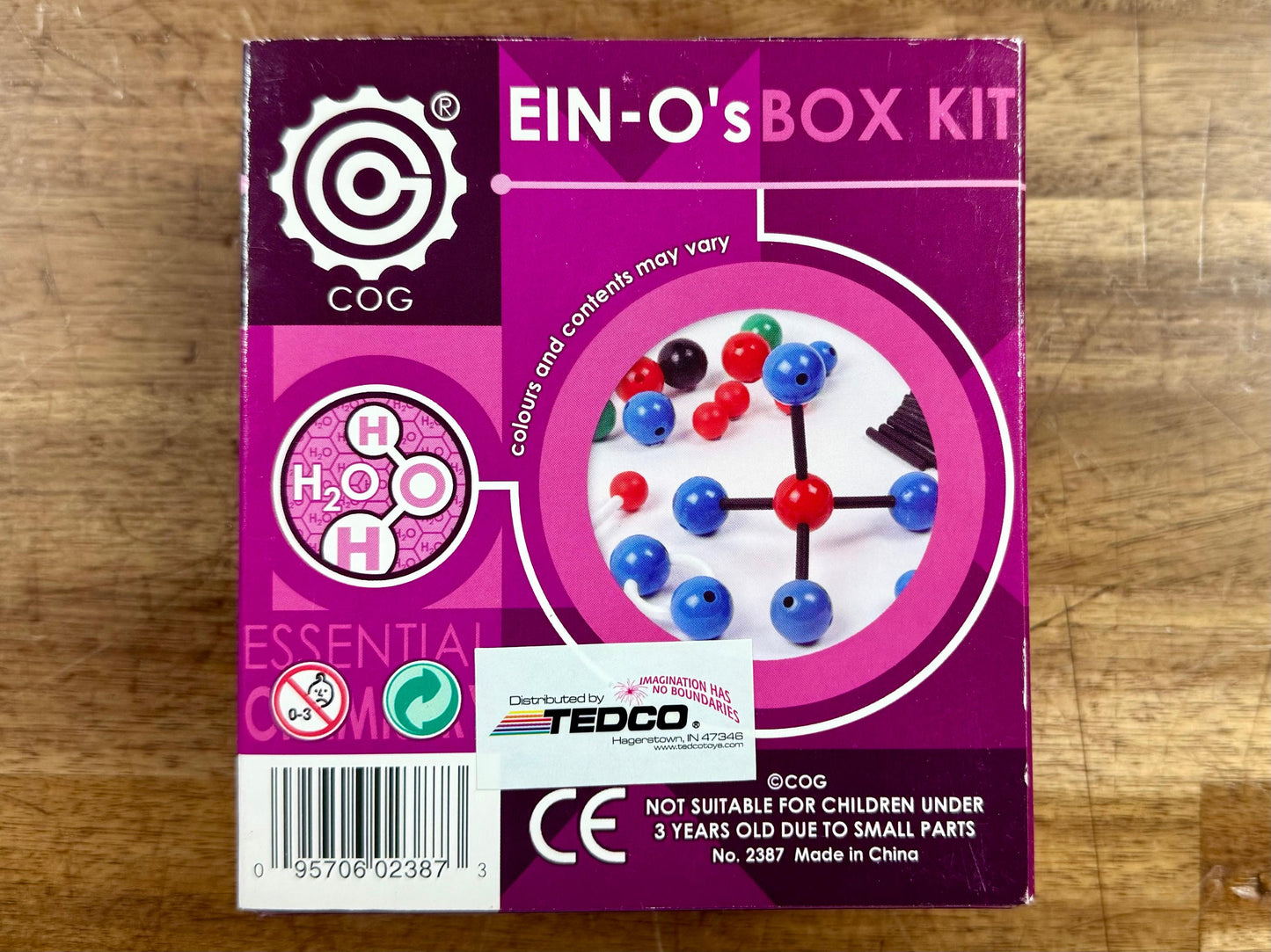 COG EIN-O’s Essential Chemistry Box Kit Molecular Models 8+