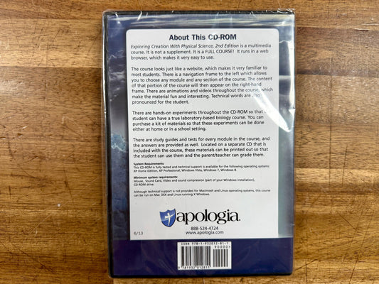Exploring Creation w. Physical Science 2nd Ed CD-ROM v. 8.0