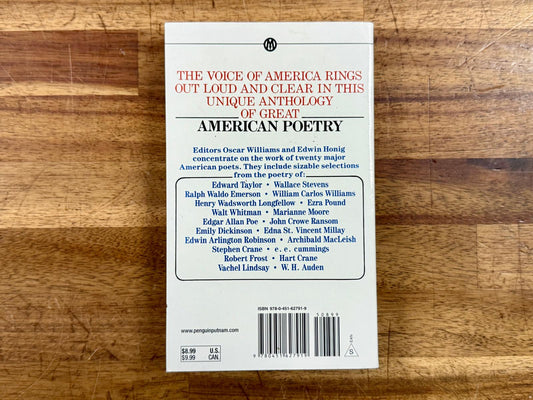 The Mentor Book of Major American Poets - Very Good
