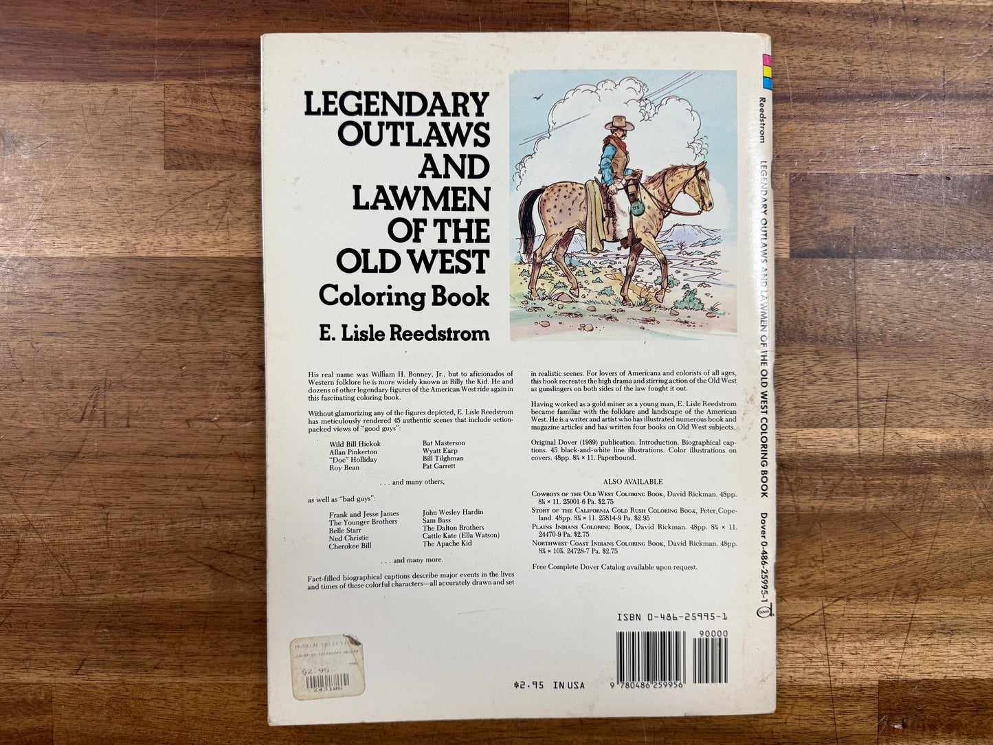 Dover Coloring Books Legendary Outlaws and Lawmen...
