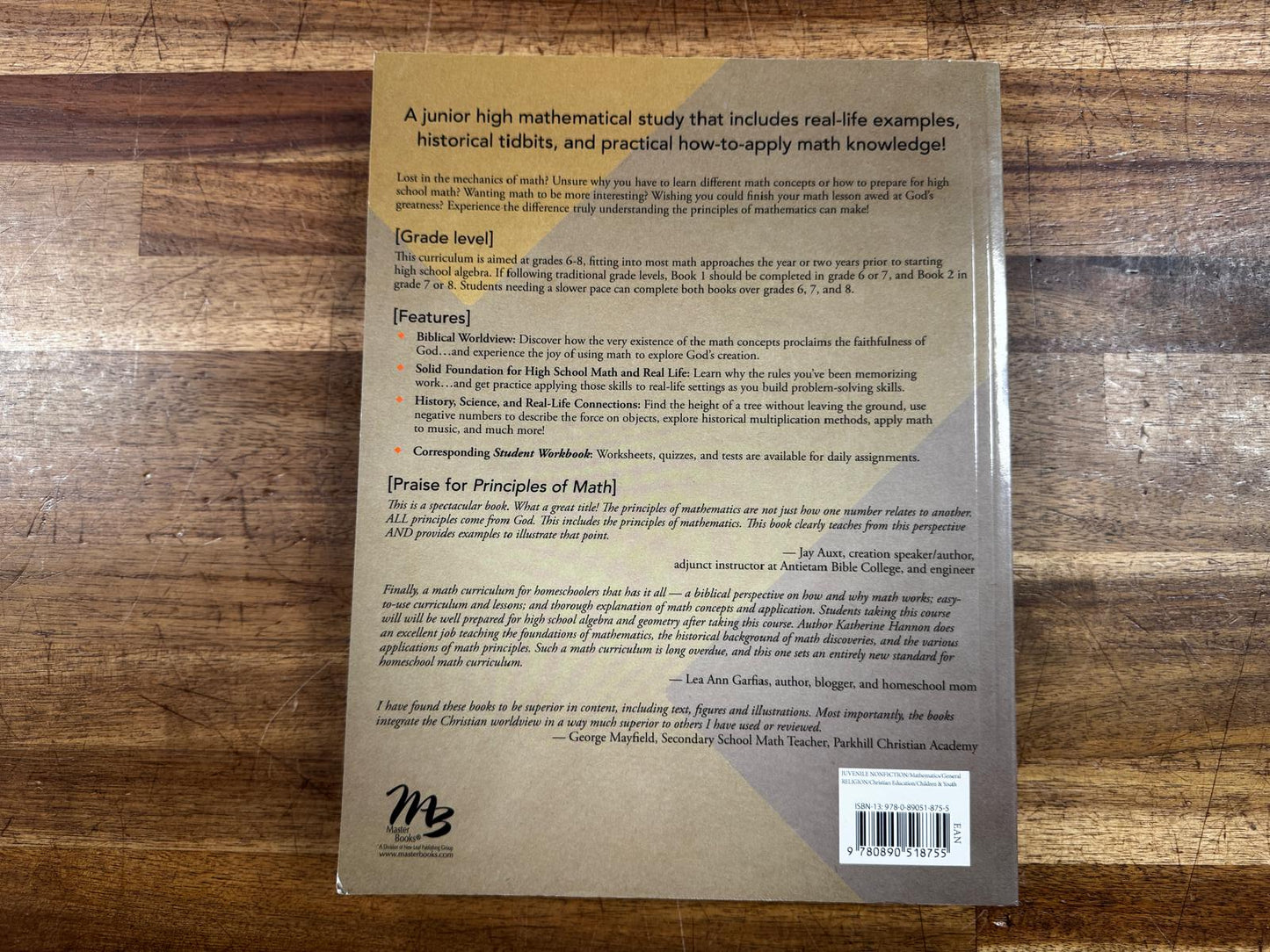 MB Principles of Mathematics Book 1