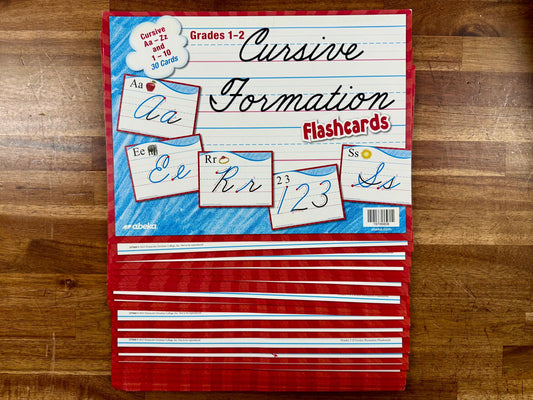 Abeka Cursive Formation Flashcards Grades 1-2
