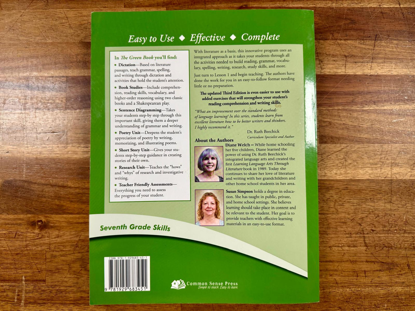 Learning Language Arts Thru Lit GREEN (Teacher Book)