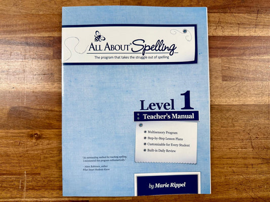 AAS Level 1 Teacher's Manual (Non-Color Version)