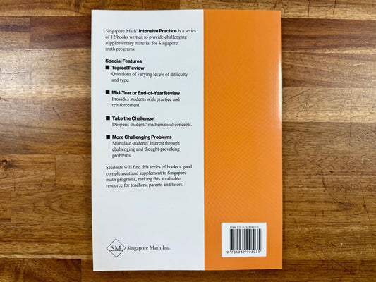 Singapore Math Intensive Practice 2B