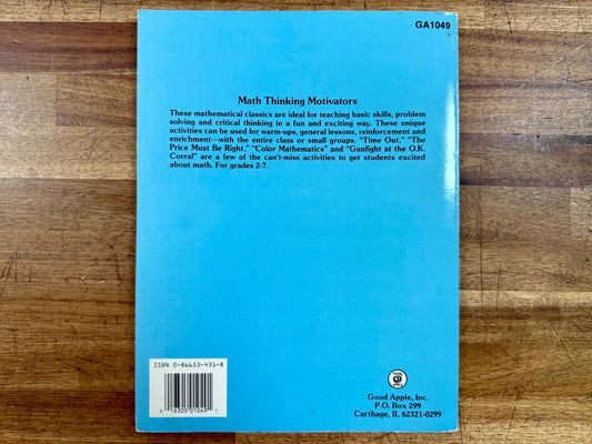 Math Thinking Motivators Grades 2–7 Good Apple Activity Book