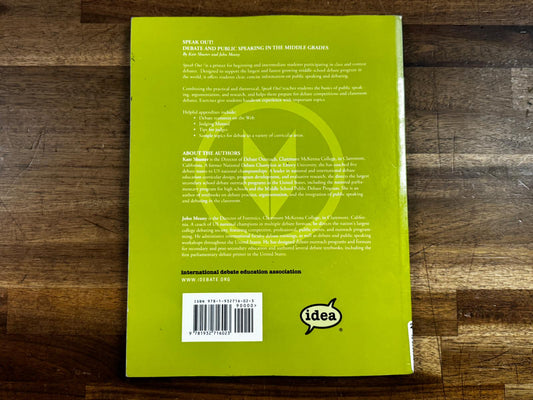 Speak Out! Debate and Public Speaking in the Middle Grades