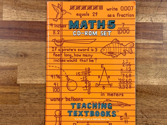 Teaching Textbooks Math 5 CD-ROM Set (4-Disc)