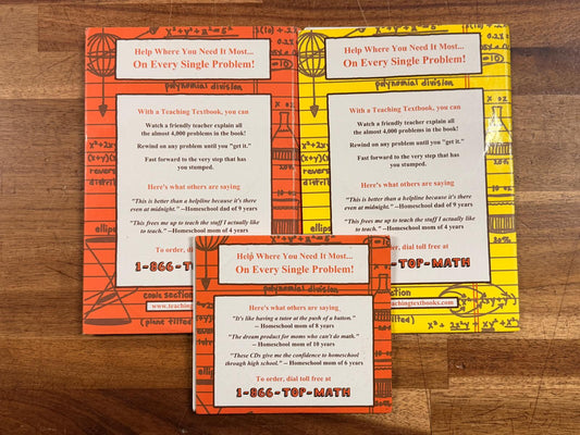 Teaching Textbooks Algebra 2 CD-ROM Multi-Set