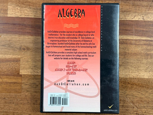 Ask Dr. Callahan Algebra DVD Set: Algebra (6-Disc)
