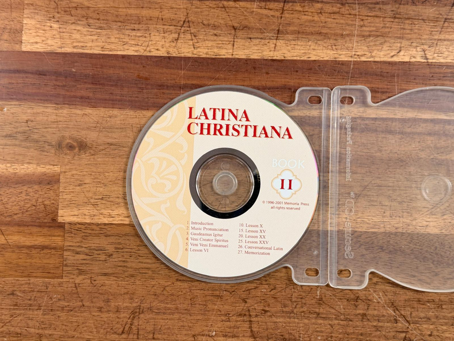 Memoria Press Latina Christiana I & II Audio CDs
