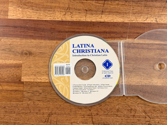 Memoria Press Latina Christiana I & II Audio CDs