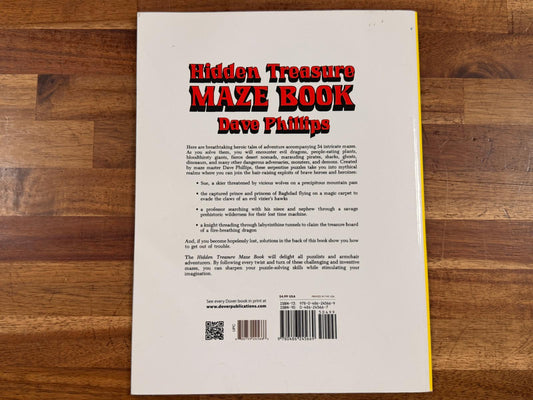 Hidden Treasure Maze Book by Dave Phillips