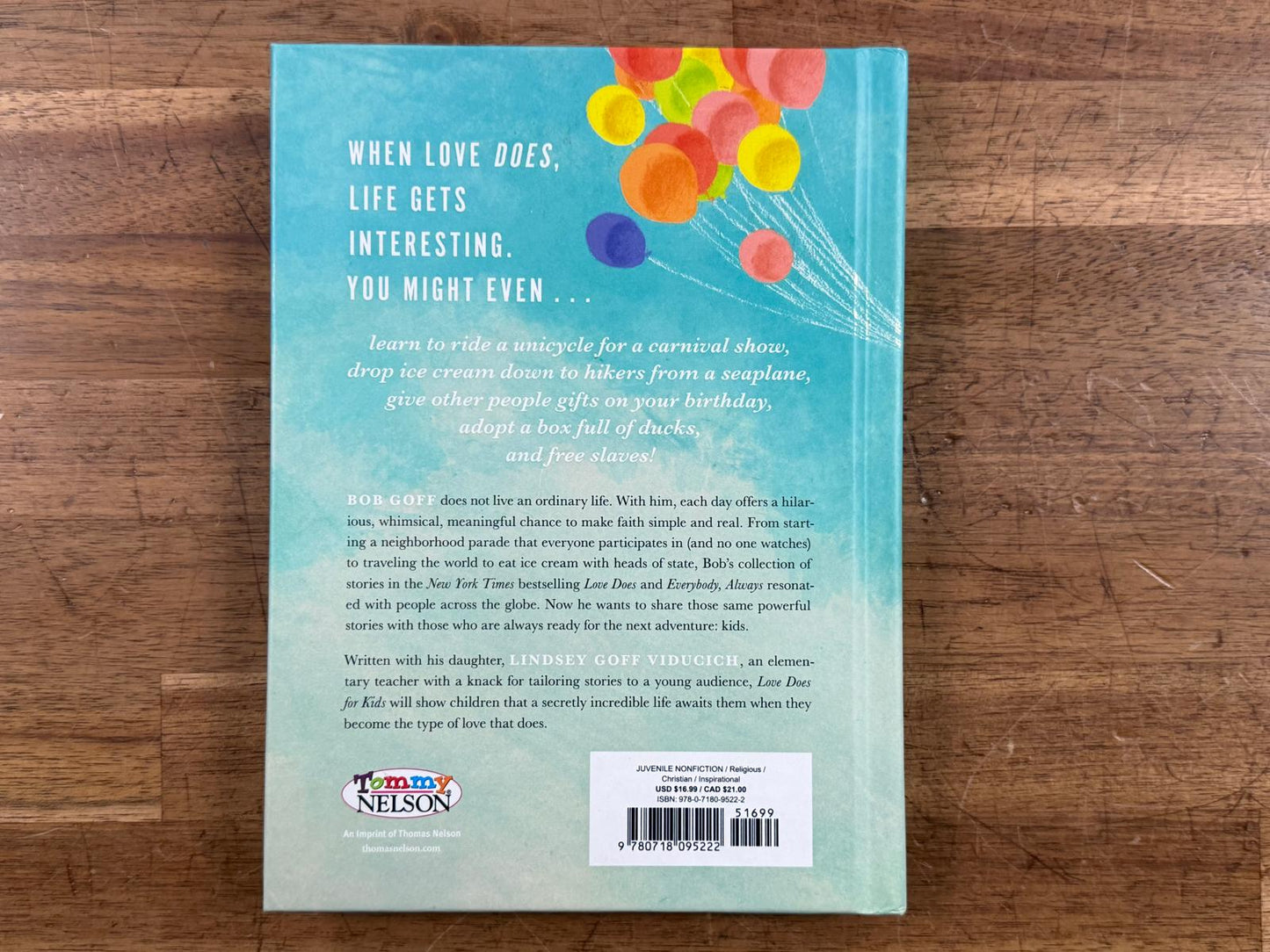 Love Does for Kids by Bob Goff (Hardcover)