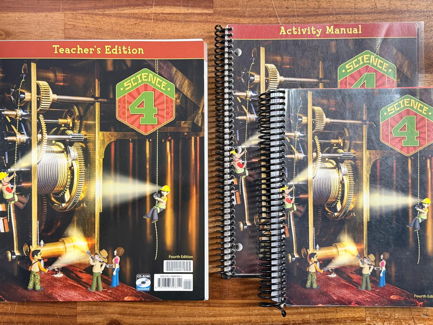 BJU Press Science 4 (4th Ed) Set: Text + Activity + TE/CD (Used)