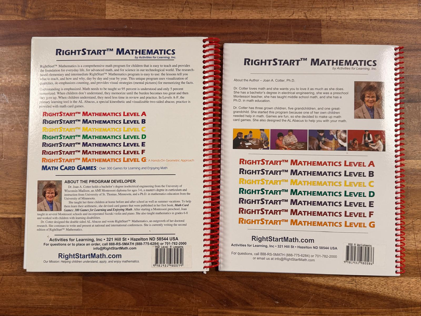RightStart Mathematics Level A SET - Lessons & Worksheets