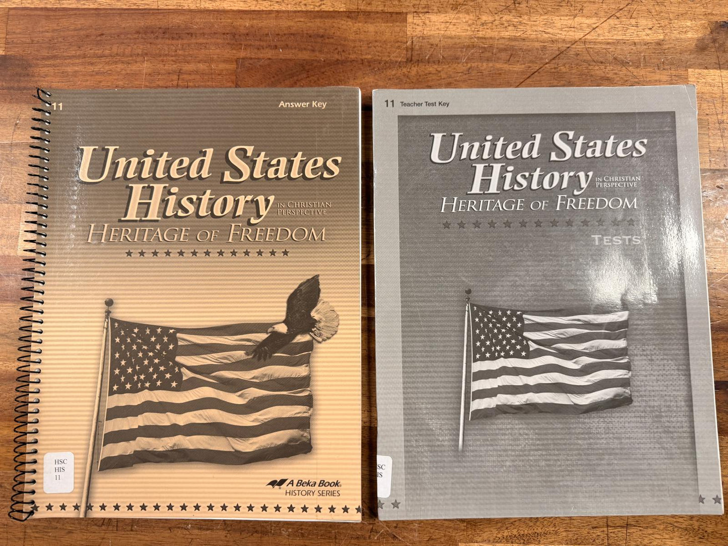 Abeka United States History Heritage of Freedom 2nd Ed LOT of 4