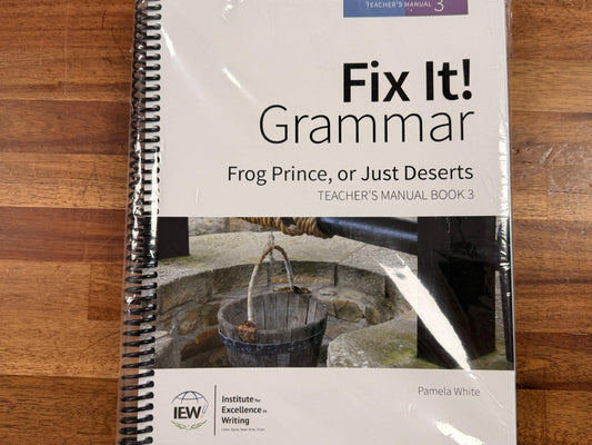IEW Fix It! Grammar Frog Prince, or Just Deserts Set (NEW)