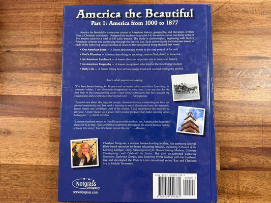 America the Beautiful Textbook - Part 1: America 1000-1877