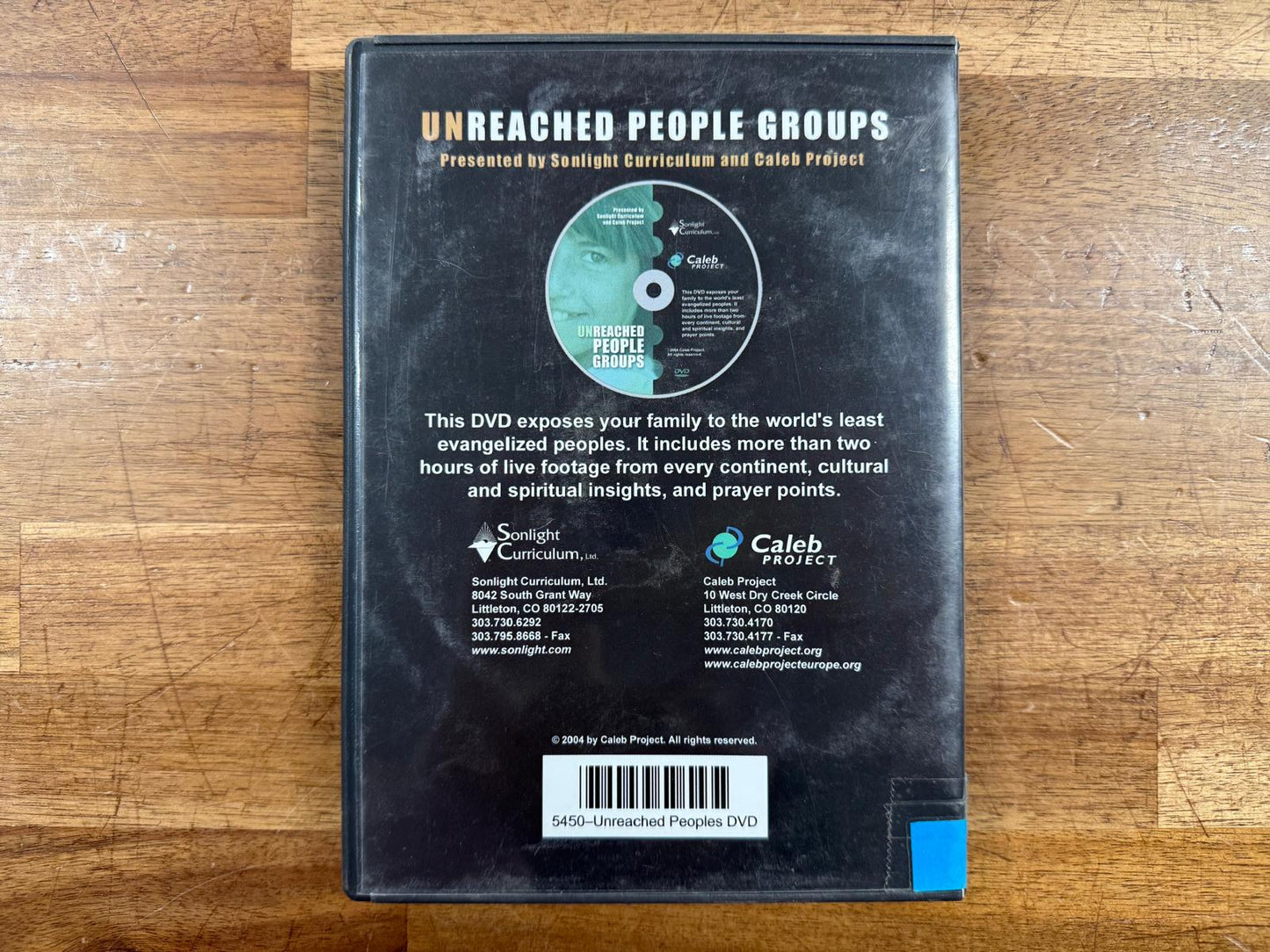 Unreached People Groups DVD Documentary Sonlight Caleb Project