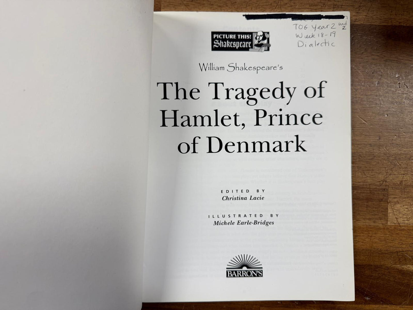 Hamlet (Picture This! Shakespeare) by Lacie M.A. - Good
