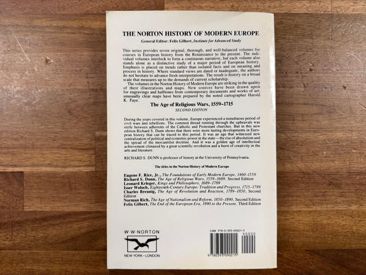 The Age of Religious Wars, 1559-1715 - Richard S. Dunn