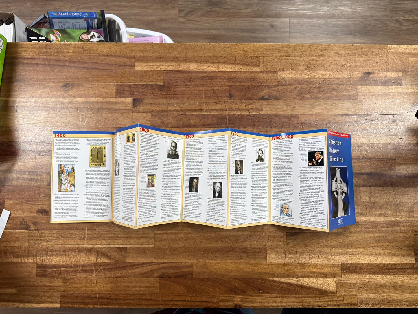 Christian History Time Line - Rose Publishing Pamphlet