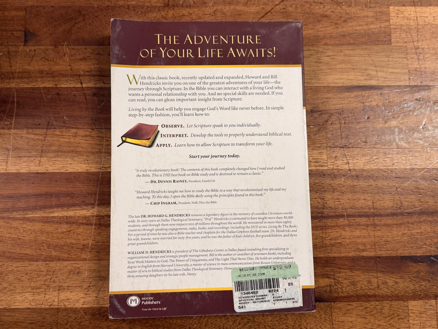 Living by the Book Revised & Updated by Howard G. Hendricks