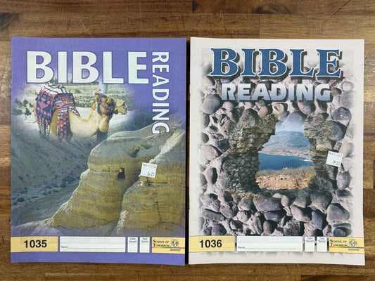 ACE School of Tomorrow Bible 1029-1036 PACEs (Like New)