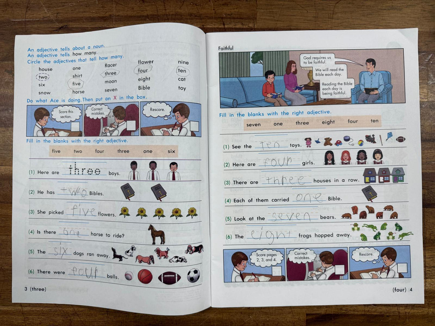 ACE PACE English 4th Edition 1029-1036 (Good - See Description)