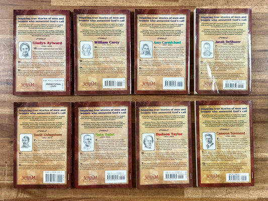 Christian Heroes Then & Now SET of 8 - Good & Clean overall