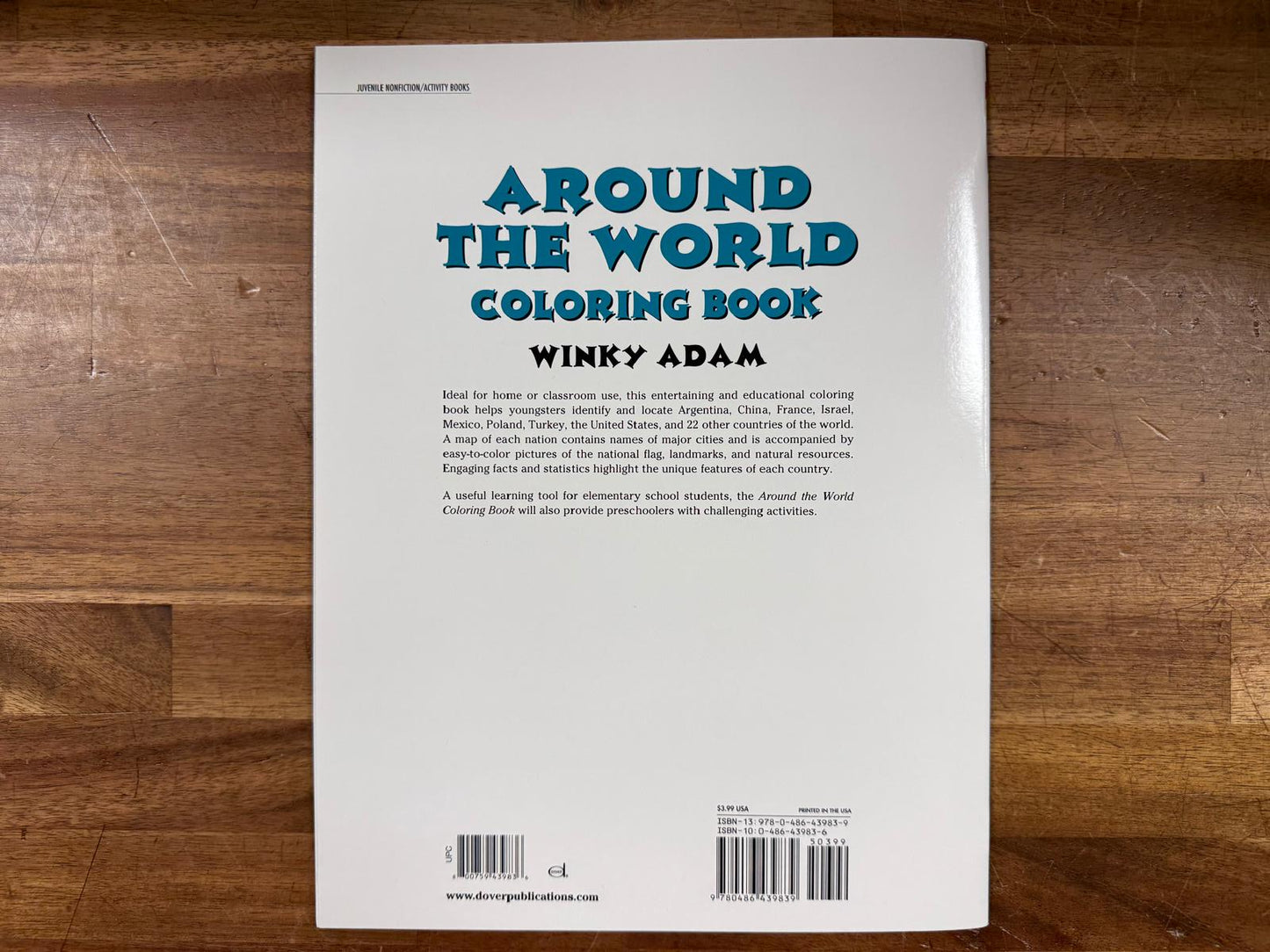 Dover Around the World Coloring Book (Like New)