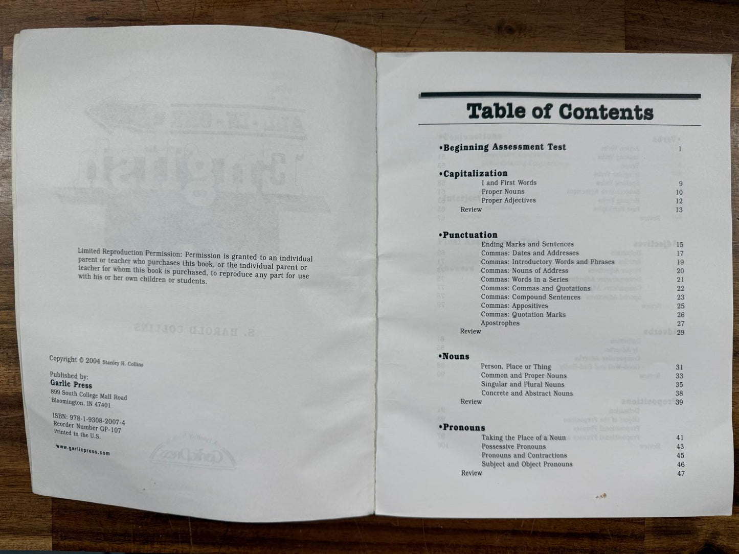 All-in-One English Series Master Book (Good & Clean)