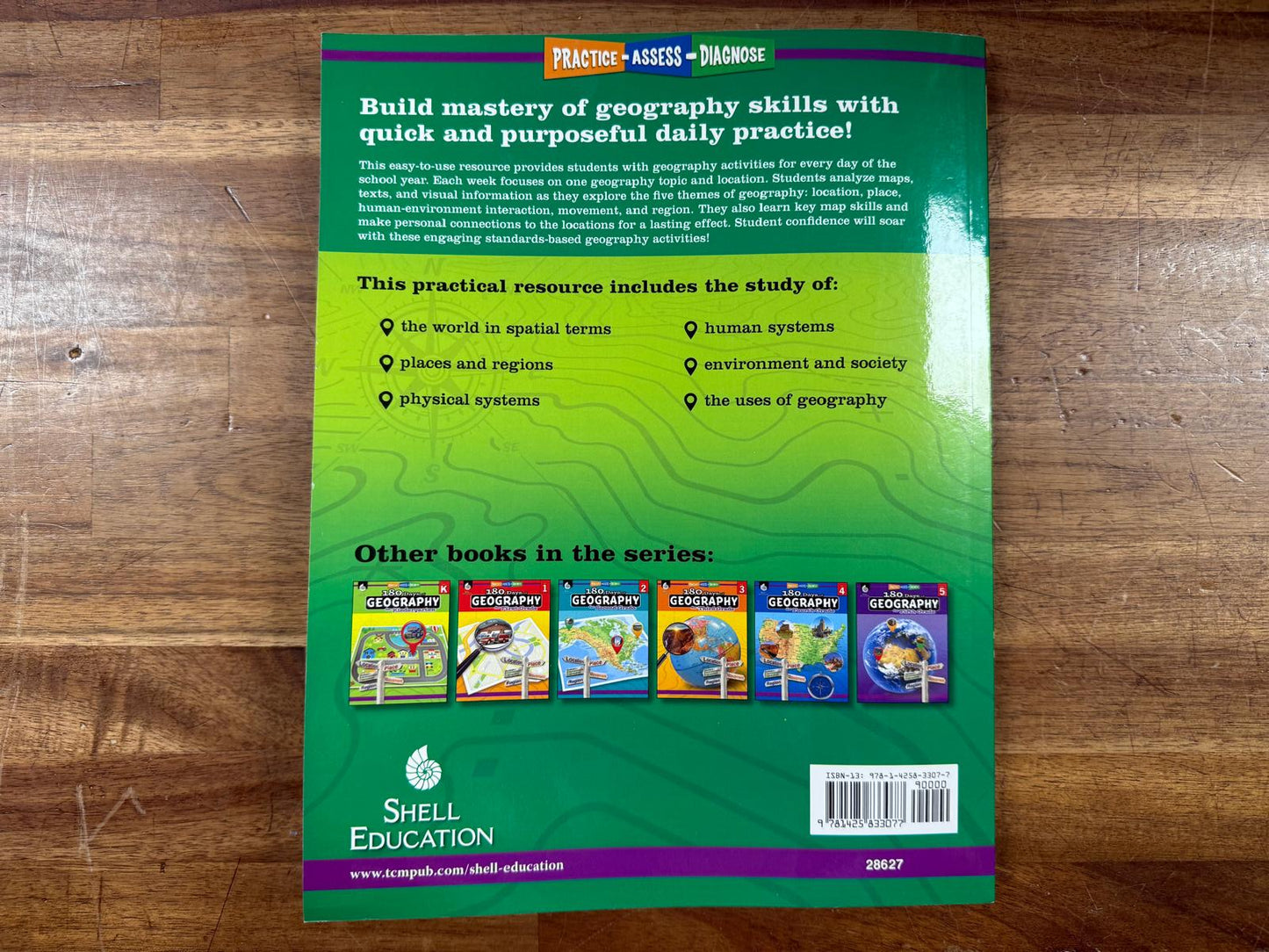 180 Days Geography for 6th Grade Workbook (VG)