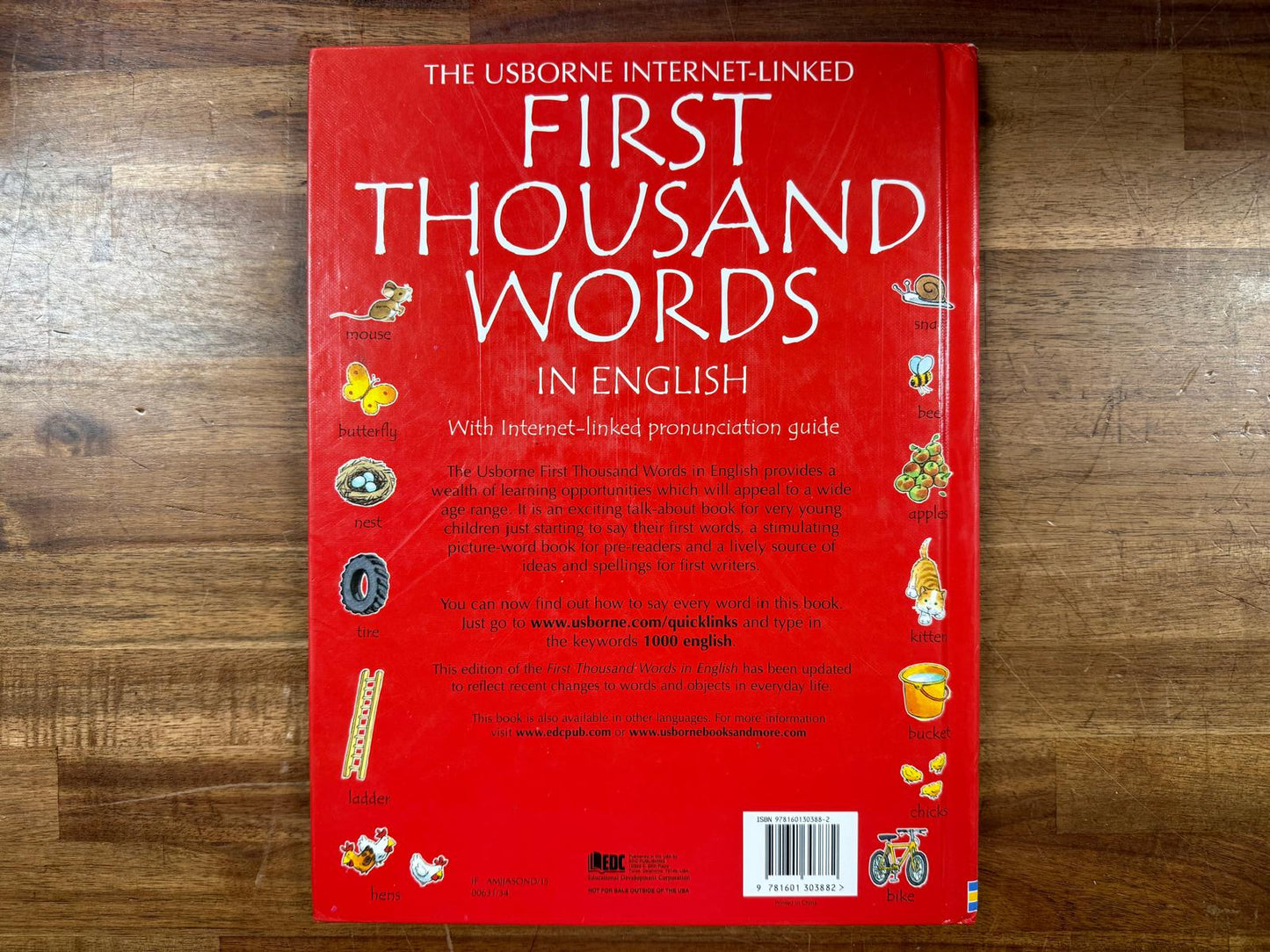 Usborne First Thousand Words in English Internet-Linked (Good)