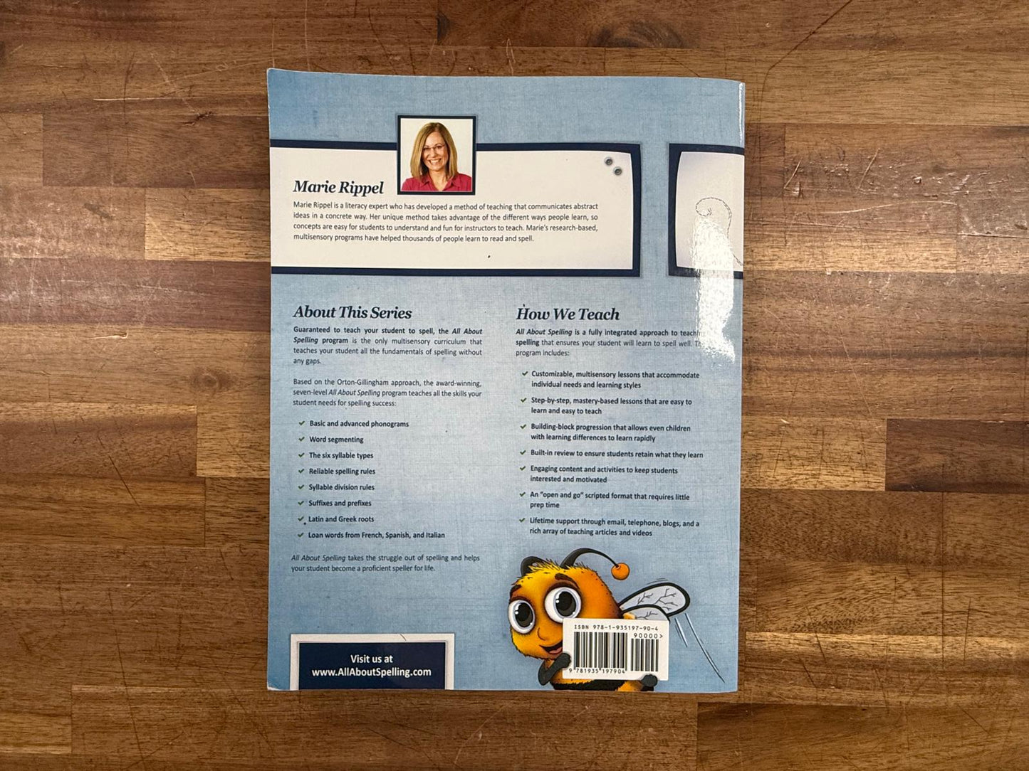 All About Spelling Level 1 Color Ed Teacher's Manual 2023 Ed (VG)