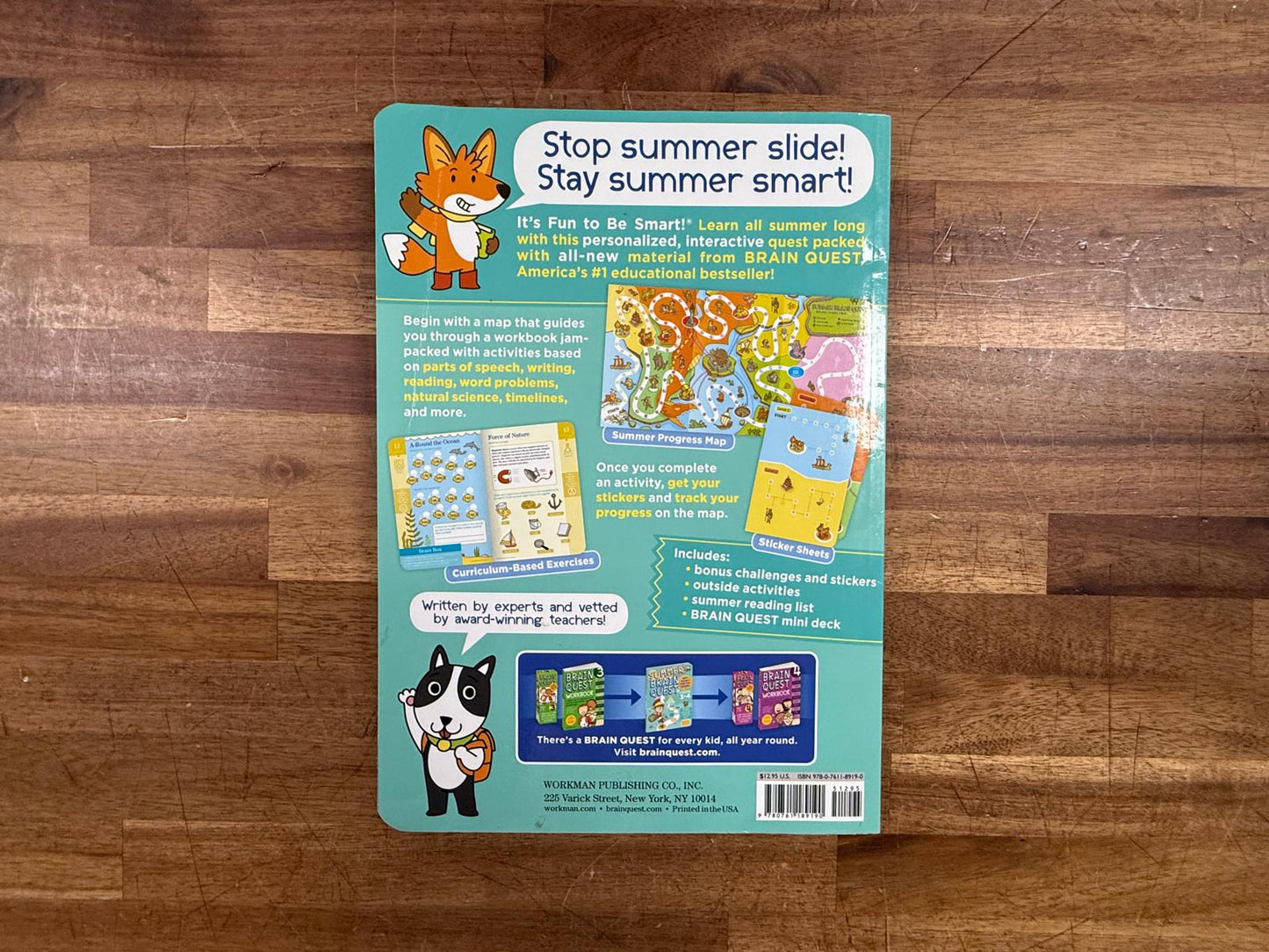 Summer Brain Quest Workbook Grades 3-4 (Good & Clean)