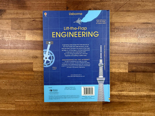 Usborne Lift-the-Flap Engineering STEM Kids Science (VG)