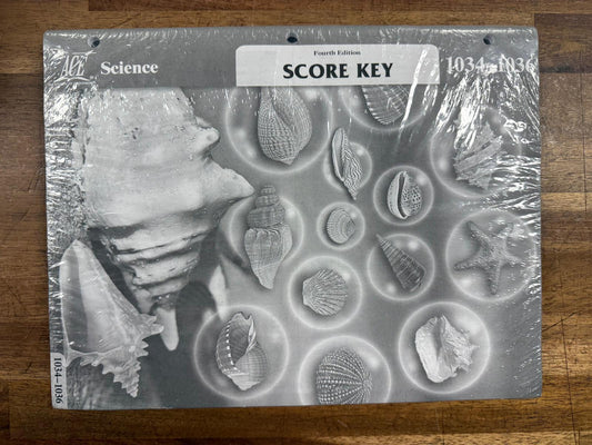ACE Pace Science 4th Edition Score Keys 1025-1036 (NEW)