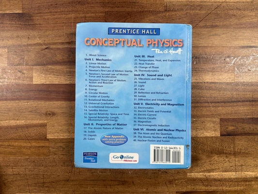 Conceptual Physics High School Physics Program (Good & Clean Inside)