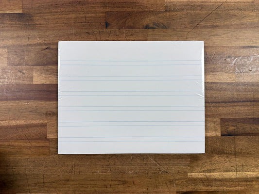 Learning without Tears Wide Double Line Notebook Paper (NEW)
