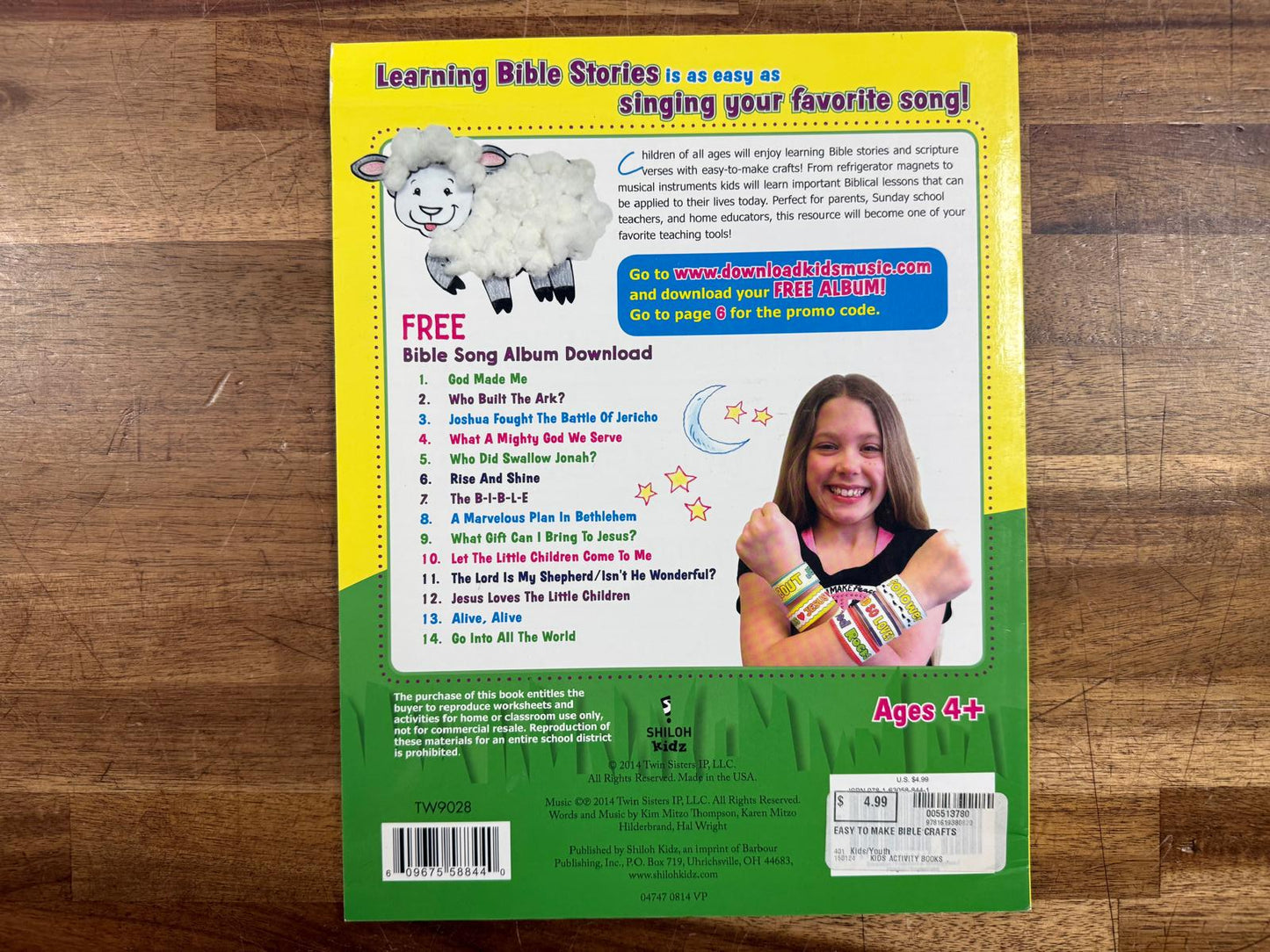 Easy To Make Bible Crafts for Kids Activity Book (Good & Clean)