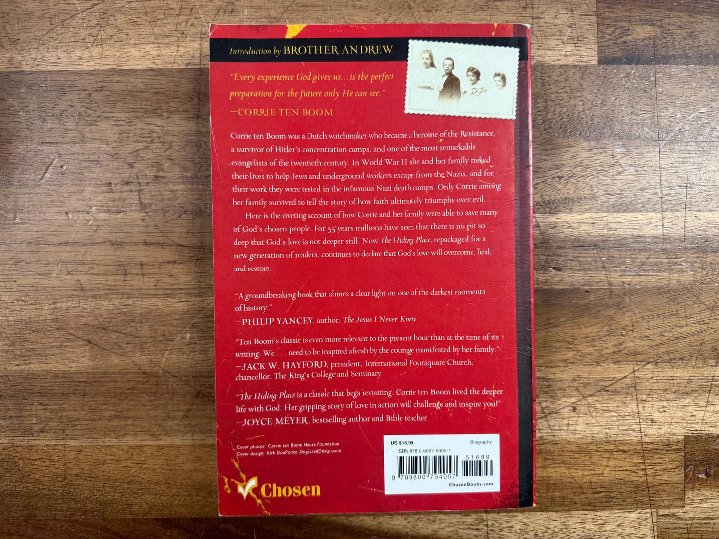 The Hiding Place - Corrie Ten Boom (VG)
