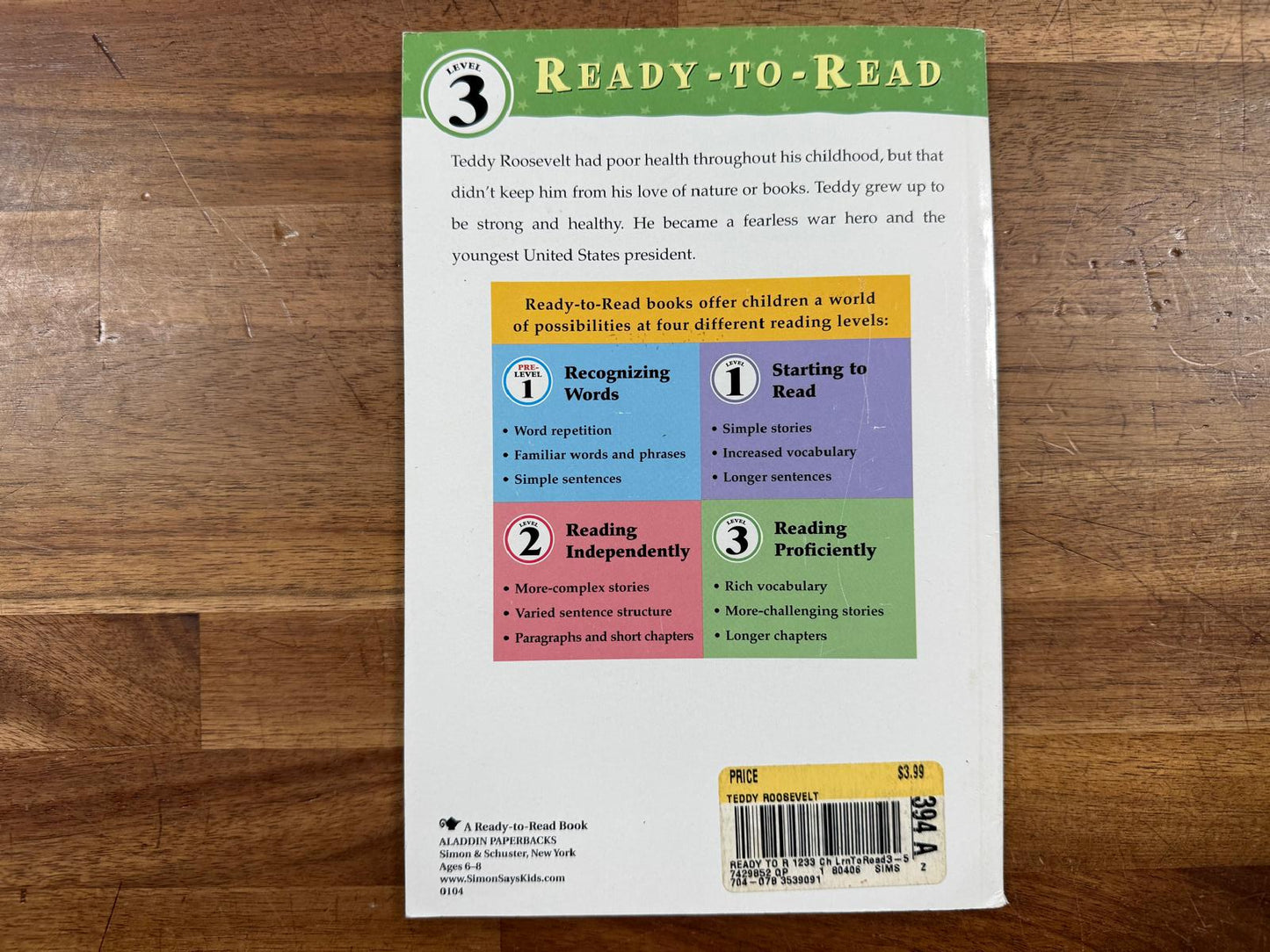 Ready-to-Read Level 3: Teddy Roosevelt The People's President