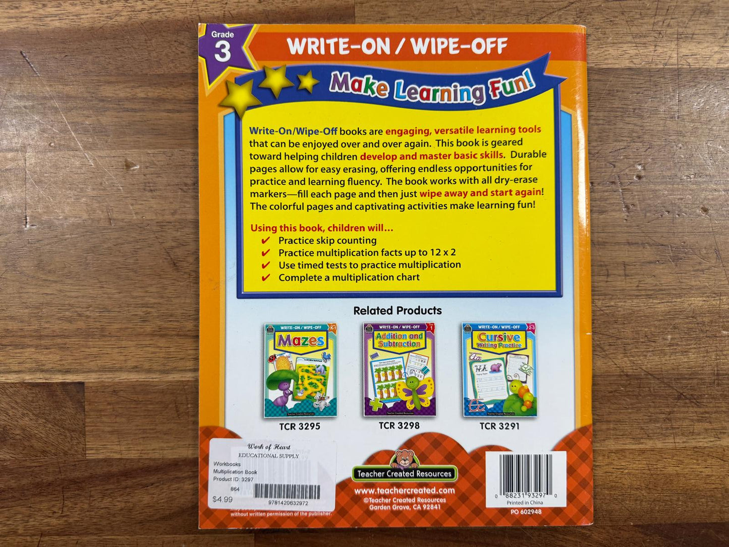 TCR Write On Wipe Off Multiplication (VG)