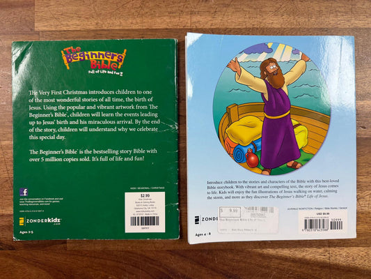 The Beginner's Bible Lot: Very First Christmas + Life of Jesus