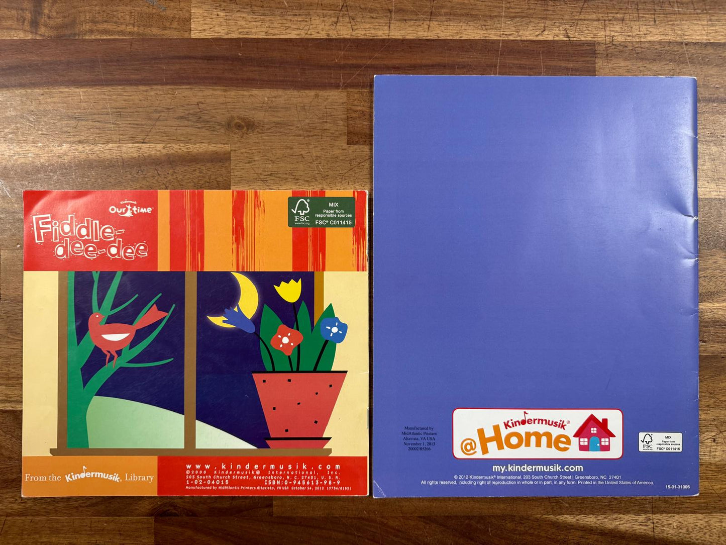 Kindermusik Lot of 2 Children's Books (Good & Clean)