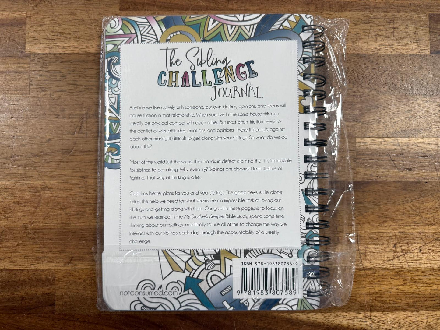 The Sibiling Challenge Journal - Not Consumed Ministries (NEW)