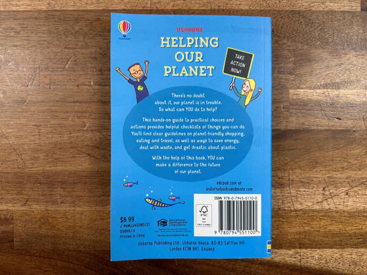 Helping our Planet by Jane Bingham (VG)