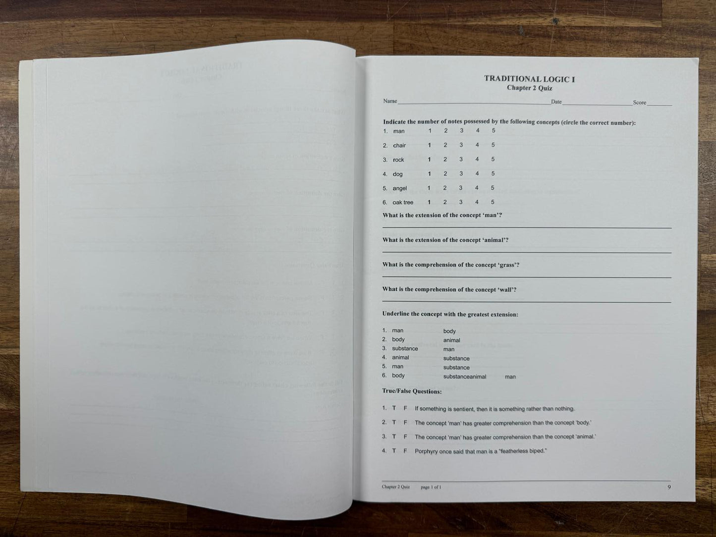 MP Traditional Logic I 2nd Ed SET Text Workbook Tests & Key